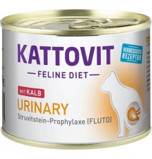 KATTOVIT Feline Diet Urinary Veal - wet cat food - 185g