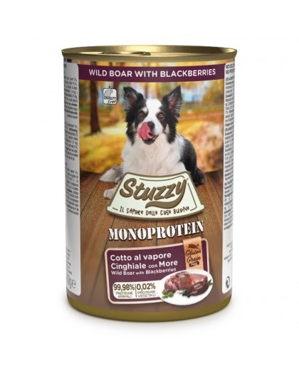 STUZZY Monoprotein Wild Boar - wet dog food - 400 g