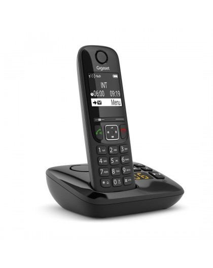 Gigaset AS690A Analog/DECT telephone Caller ID Black