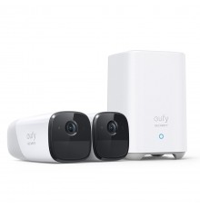 Eufy Security, eufyCam 2 Pro Wireless Home Security Camera System, 365-Day Battery Life, HomeKit Compatibility, 2K Resolution, I