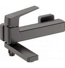 Wall-mounted bathtub mixer - with folding spout