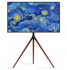 Techly ICA-TR18SAM TV mount 165.1 cm (65") Walnut