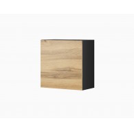 Cama square cabinet VIGO 50/50/30 black/wotan oak