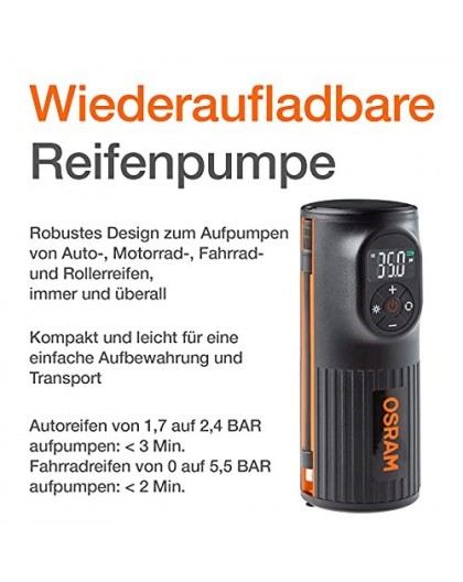 Tire inflator OSRAM TYRE INFLATE 2000