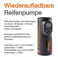 Tire inflator OSRAM TYRE INFLATE 2000