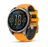 Garmin fenix 8 3.56 cm (1.4") AMOLED 47 mm Digital 454 x 454 pixels Touchscreen Graphite Wi-Fi GPS (satellite)