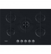 Whirlpool AKWL 728/NB Black Built-in 75 cm Gas 5 zone(s)