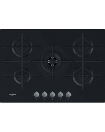 Whirlpool AKWL 728/NB Black Built-in 75 cm Gas 5 zone(s)