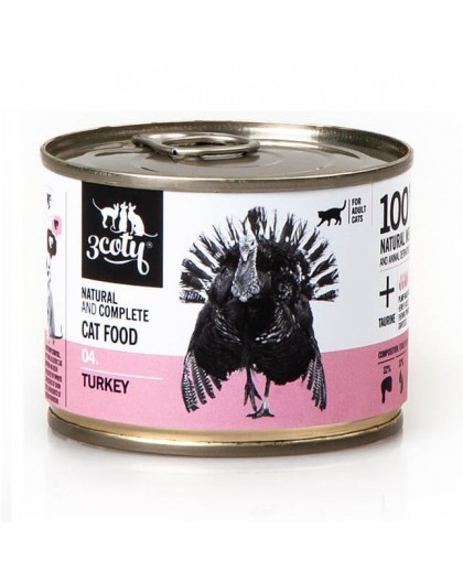 3COTY 04 Turkey - wet cat food - 180g