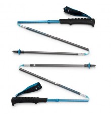 DIAMOND BLACK DISTANCE CARBON TREKKING POLES, 115 CM - DESERT SKY