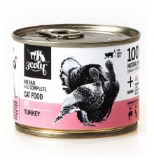 3COTY 07. Turkey - wet cat food - 180g