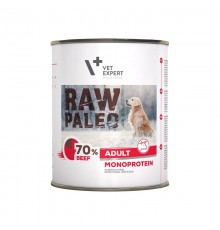 RAW PALEO Adult Monoprotein Beef - wet dog food - 800 g