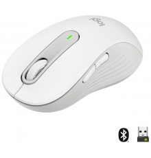 Logitech Signature M650 L Wireless mouse 2000 DPI, white