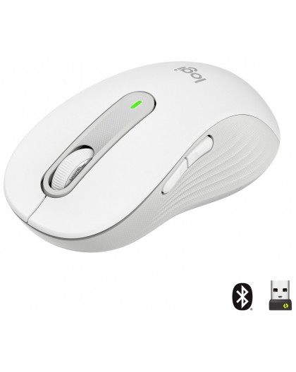Logitech Signature M650 L Wireless mouse 2000 DPI, white