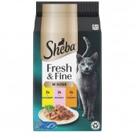 Sheba Fresh & Fine Mini Fish Dishes in Sauce 6 x 50g