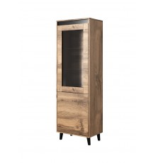 Cabinet NORD 60x38x182.5 cm oak wotan/anthracite