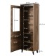 Cabinet NORD 60x38x182.5 cm oak wotan/anthracite