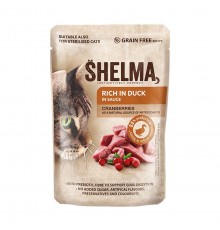 SHELMA Rich in Duck in Sauce - Wet Cat Food - 85g