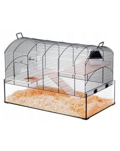 ZOLUX Cage NeoPanas XL with glass cuvette, black