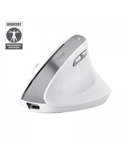 Trust Bayo II - Ergonomic Wireless Mouse (white)