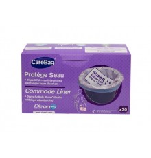 Hygiene inserts for toilet chairs