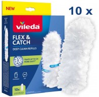 Vileda Flex&Catch dustpan refills, 10 pcs.