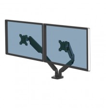 Fellowes Platinum Series Dual Monitor Arm - Monitor Mount for Two 8KG 40 Inch Screens - Adjustable Dual Monitor Desk Mount - Til