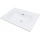 Ceramic recessed washbasin - 60 cm