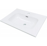 Ceramic recessed washbasin - 60 cm