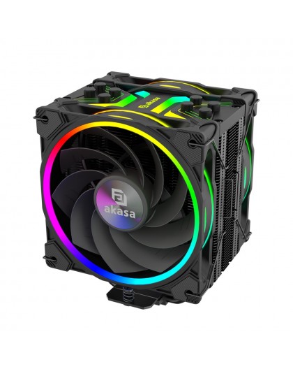 Akasa H4 Plus CPU cooler + AR12 Reverse Blade Fan