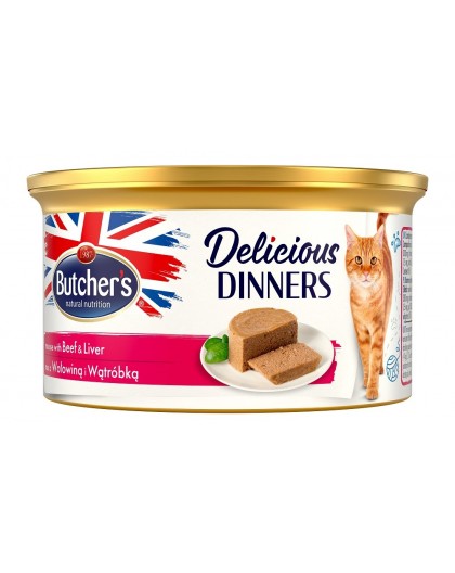 BUTCHER'S Classic Delicious Dinners Beef with liver