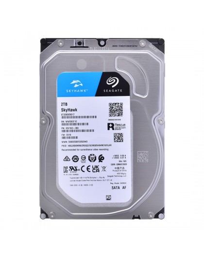 Seagate SkyHawk internal hard drive 2 TB 256 MB 3.5" Serial ATA III (ST2000VX017)