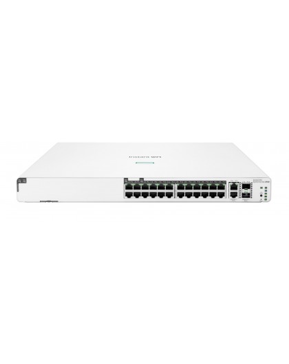 HPE Aruba Networking Networking Instant On Switch 20p Gigabit CL4 4p Gigabit CL6 PoE 2p 10GBT 2p SFP+ 370W 1960