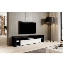Cama TV stand TORO 200 black/white gloss
