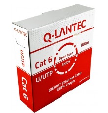 Q-LANTEC U/UTP cat.6A network cable, twisted pair, LSOH