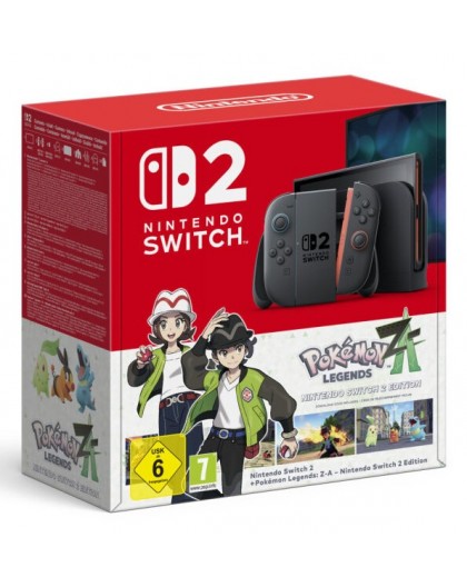 Nintendo Switch 2 + Pokémon Legends: Z-A: Switch 2 Edition portable game console 20.1 cm (7.9") 256 GB Touchscreen Wi-Fi Black