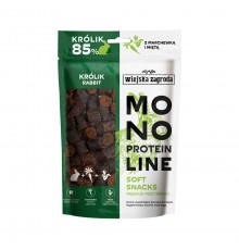WIEJSKA ZAGRODA Monoprotein line Soft snacks Rabbit - dog treat - 115g