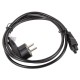 Lanberg power cable for laptop cee 7/7-c5 ca-c5ca-11cc-0018-bk