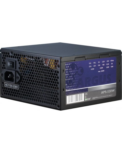 Inter-Tech Argus APS power supply unit 520 W 20+4 pin ATX ATX Black