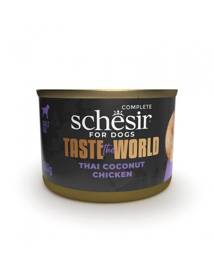SCHESIR Taste the world Chicken thai coconut - wet dog food - 150g