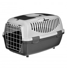 ZOLUX Gulliver 2 grey - carrier with metal door for small animals - 55x36x35 cm