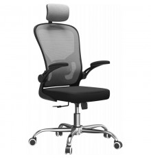 Topeshop FOTEL DORY SZARY office/computer chair Padded seat Mesh backrest