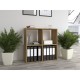 Topeshop MALAX 2X2 ARTISAN living room bookcase