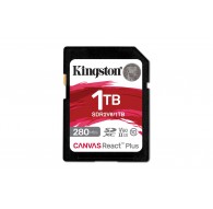 Kingston Technology 1TB Canvas React Plus SDXC UHS-II 280R/150W U3 V60 for Full HD/4K