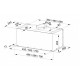 Built-in under-cabinet hood MAAN Fiugi 2 50 310 m3/h, White