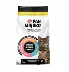 PAN MIĘSKO Urinary & Stress Control Turkey - dry cat food - 3kg