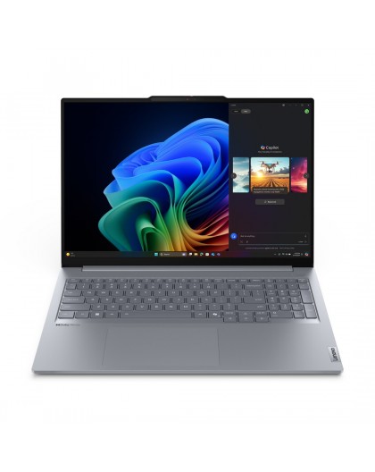 Lenovo ThinkBook 16 G7 QOY Copilot+ sülearvuti Qualcomm Snapdragon X1P-42-100 40,6 cm (16") WUXGA 32 GB LPDDR5x-SDRAM 512 GB SSD