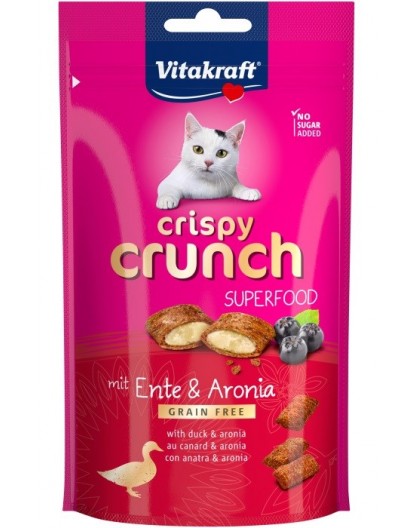 VITAKRAFT Crispy Crunch Duck with chokeberry - cat treats - 60g