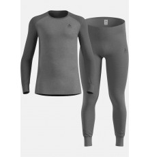 Odlo Set ACTIVE WARM ECO Special Set men's underwear set, size M, grey