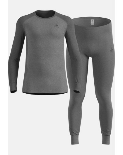 Odlo Set ACTIVE WARM ECO Special Set men's underwear set, size M, grey